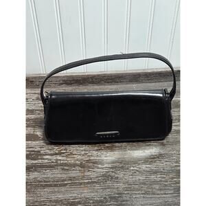Guess Women's Black Leather Vintage Style Small Handbag